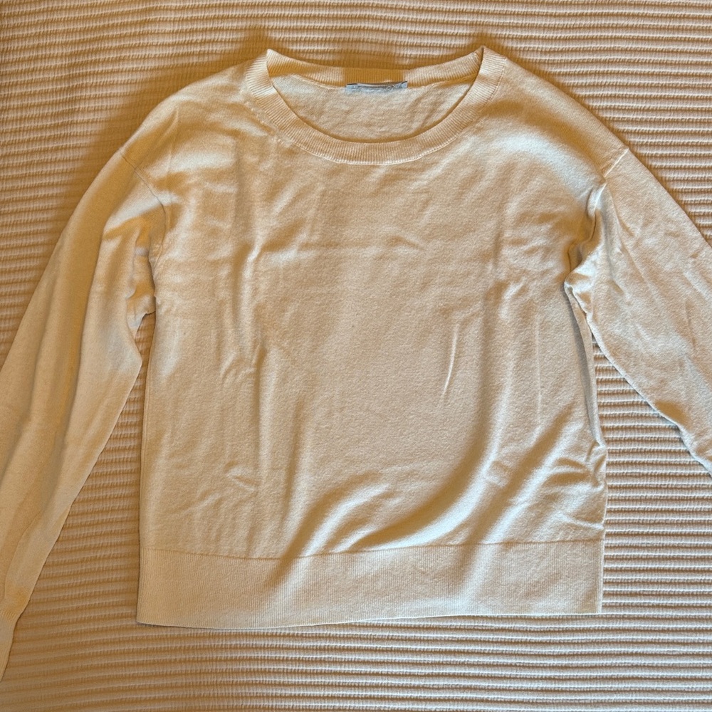 Everlane Off-White Knit Top